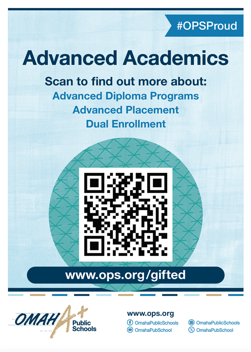 Advanced Academics Scan to find out more about: Advanced Diploma Programs Advanced Placement Dual Enrollment